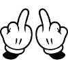 Middle Finger Hand Naughty