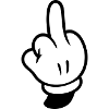 Middle Finger Hand Comic