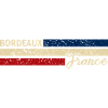 France - Bordeaux - France - Flag - Stripes