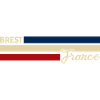 France - Brest - France - Drapeau - Rayures