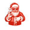 Weihnachtsmann Six Seven Meme Humor