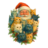 Diversité du chat Noël