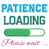 Patience loading t-shirt