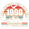 Rétro Décembre 1990 - Cadeau 35 Ans