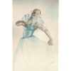 Delicate Ballerina Blue