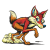 Red Fox Cartoon Sprint