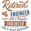 Retired engineer only way happier