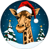 Santa Claus Giraffe