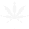 Cannabis / Marijuana / Hemp Leaf (White)