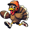 Thanksgiving Football Turkey