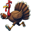 Thanksgiving Football Turkey