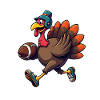 Thanksgiving Football Turkey