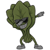Groovy Spinach Dark Glasses