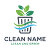 Eco Plant in Basket Logo