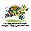 Running turtle