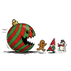 Devouring Christmas Ball Ornament