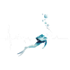 Diving Heartbeat - Cool Scuba Diving Logo