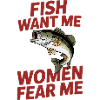 Fish want me - Funny T-Shirt