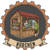 Büdchen sales booth illustration