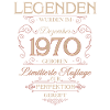55° Compleanno Legend Dicembre Annata 1970