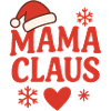 Mama Claus Weihnachtsdesign