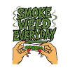 Everyday Smoke Funny Green Style