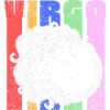Jungfrau Sternzeichen Symbol - Astrologisches Mandala