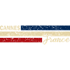 France - Cannes - France - Flag - Stripes