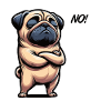 No Mops Möpse Mopsbesitzer Mopsliebhaber Mopshund
