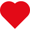 Minimalist Red Heart