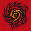 Flame Spiral Tribal