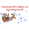 Christmas Sleigh: Santa Claus and Reindeer