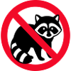 No Raccoon Zone Emblem