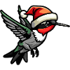 Hummingbird Bird Christmas