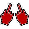 Middle Finger Sign Hand