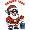  Weihnachtsmann mit Kopfhörer