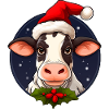 Cows Christmas