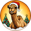 Chameaux Noël / Père Noël Chameau