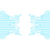 Butterfly made of conductor tracks