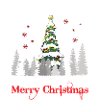 Glitter Christmas Tree Snow - Christmas Gift