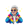 Grand-Mère T'inquiète Je Gère Mamie