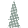 Christmas Tree Pixel Design Fir