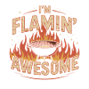 Grillmeister Flamin' Awesome BBQ Design