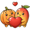 Sweet Pumpkin and Peach Cuddles