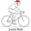 Joyful Ride Santa Radfahrer