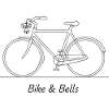 Bike and Bells Line Art