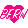 I LOVE BERN Heart Pattern