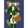 Old Green Parade Drum
