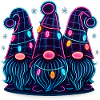Christmas Gnome Family Matching Funny