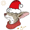 Moche orignal de Noël
